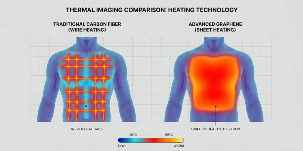 Vêtements chauffants en graphène ou en fibre de carbone&nbsp;: le guide sans concession pour rester au chaud au travail